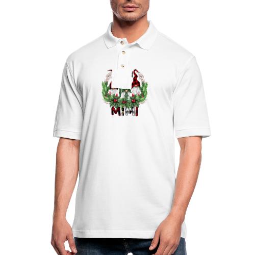 Blessed Mimi Christmas Gnome Grandma Gift shirt - Men's Pique Polo Shirt