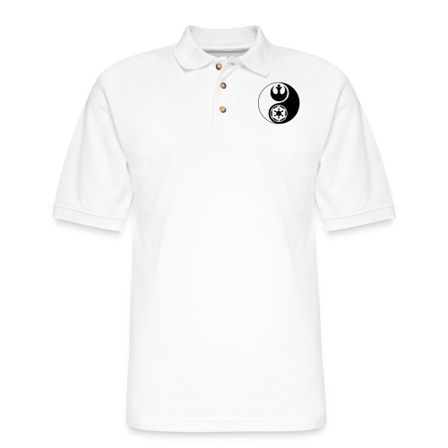 Star Wars Yin Yang 1-Color Dark - Men's Pique Polo Shirt