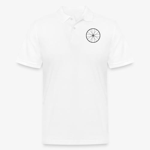 Bicycle Wheel - Men's Pique Polo Shirt