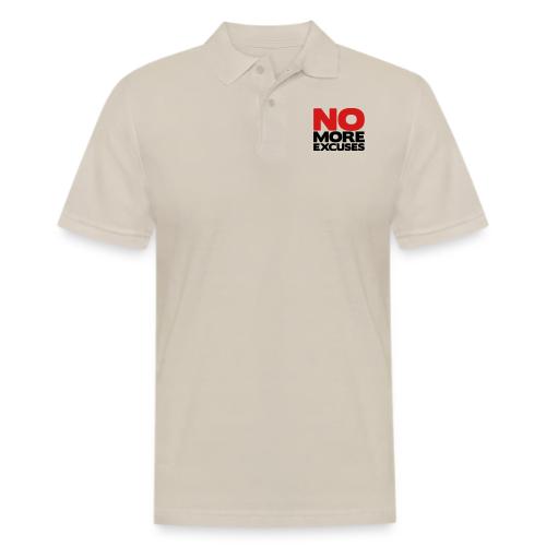 No More Excuses - Men's Pique Polo Shirt