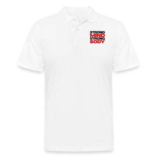 Strong Mind Strong Body - Men's Pique Polo Shirt