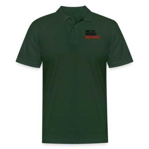 One Life One Body One Chance - Men's Pique Polo Shirt