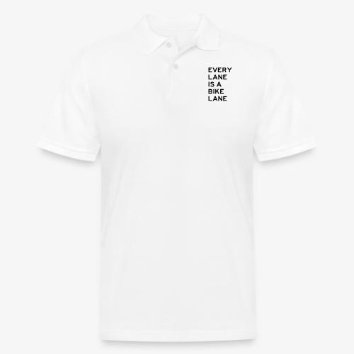 Every Lane is a Bike Lane - Men's Pique Polo Shirt