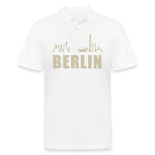Skyline of Berlin - Men's Pique Polo Shirt
