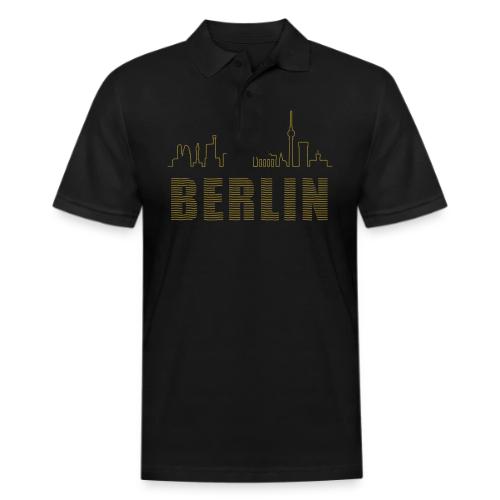 Skyline of Berlin - Men's Pique Polo Shirt