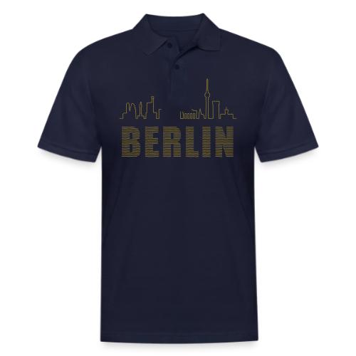 Skyline of Berlin - Men's Pique Polo Shirt