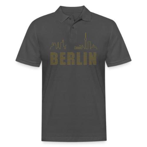 Skyline of Berlin - Men's Pique Polo Shirt