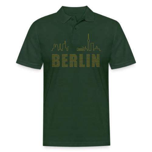 Skyline of Berlin - Men's Pique Polo Shirt