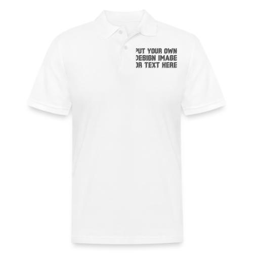 Make your apparel with your design, image and text - Men's Pique Polo Shirt