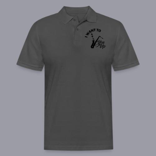 I WANT TO SAX YOU UP - Men's Pique Polo Shirt