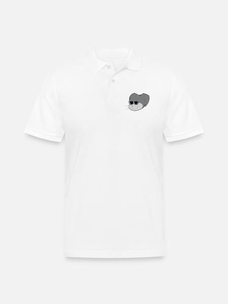 Ketos - Men's Pique Polo Shirt - white