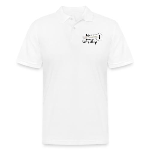 Live Your Worship, Don’t Just Give Lip Service - Men's Pique Polo Shirt