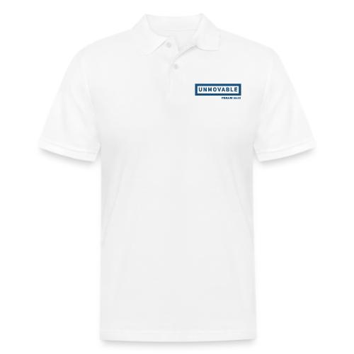 Unmovable: Psalm 55:22 - Men's Pique Polo Shirt