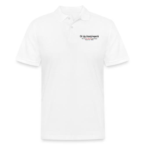 Not Ashamed (Greek) of the Gospel - Men's Pique Polo Shirt