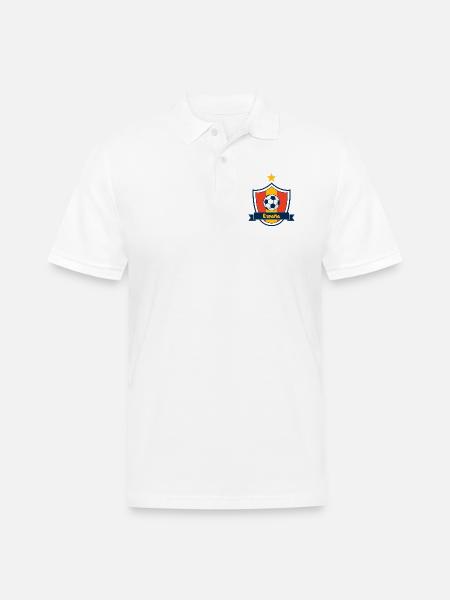 Escudo España - Men's Pique Polo Shirt - white