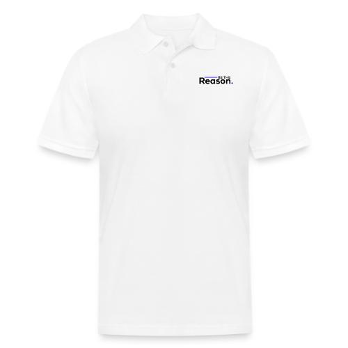 Be The Reason (black font) - Men's Pique Polo Shirt