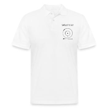 Simplicity - Men's Pique Polo Shirt - white - Front