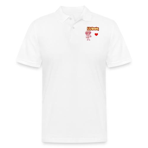 Smoon City_Lisbon - Men's Pique Polo Shirt