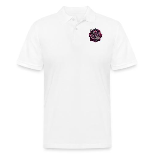 You Hold the Key to My Heart Rose Lock T-Shirt - Men's Pique Polo Shirt