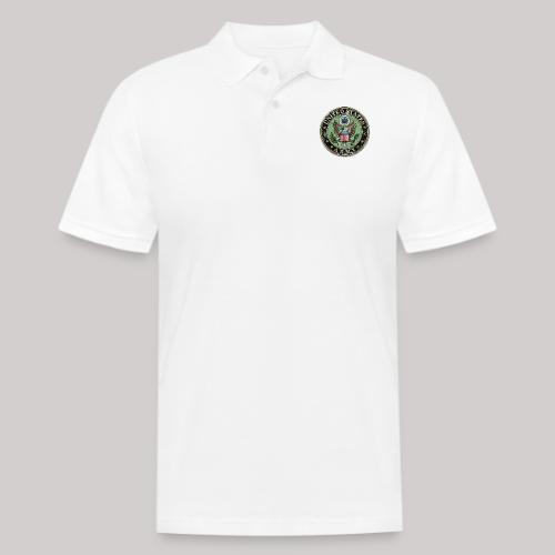 Worn US Army Seal - Men's Pique Polo Shirt