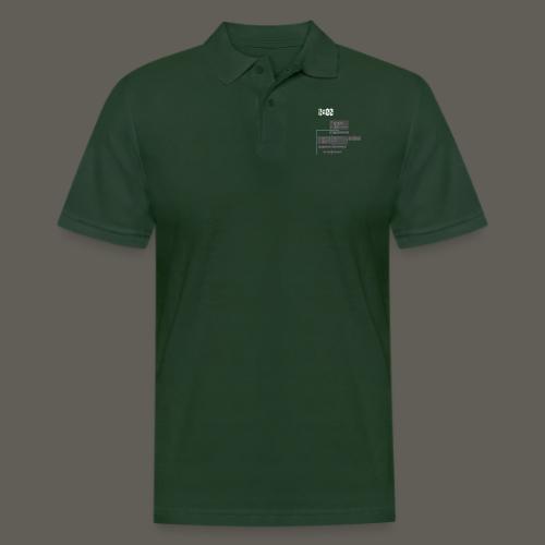 0x00sec Disassembled - Concept Mk1 - WIP - Men's Pique Polo Shirt