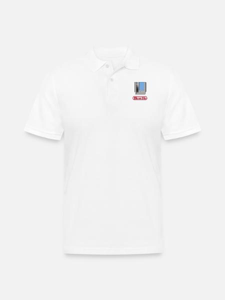 Blow me - Men's Pique Polo Shirt - white