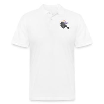 The simplicity of a bird - Men's Pique Polo Shirt - white - Front