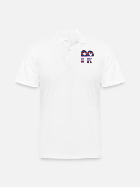 Puerto Rico is PR - Men's Pique Polo Shirt - white