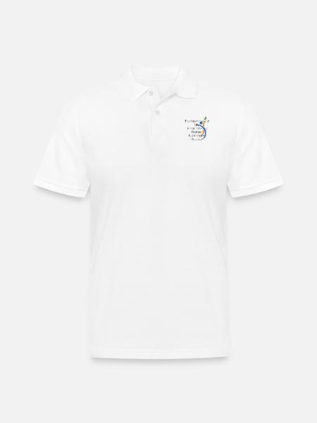 Humane value - Men's Pique Polo Shirt - white
