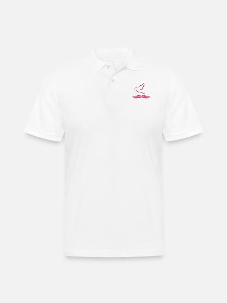 Whole Bible Believer - Men's Pique Polo Shirt - white