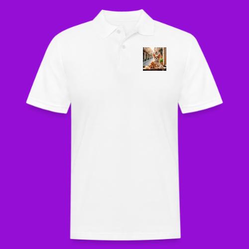 Morning coffee Chihuahua - Men's Pique Polo Shirt