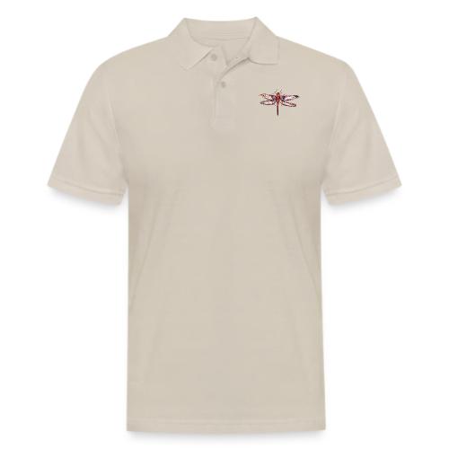 Dragonfly red - Men's Pique Polo Shirt