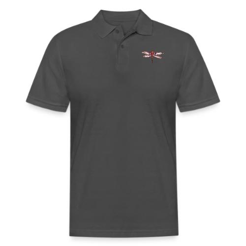 Dragonfly red - Men's Pique Polo Shirt