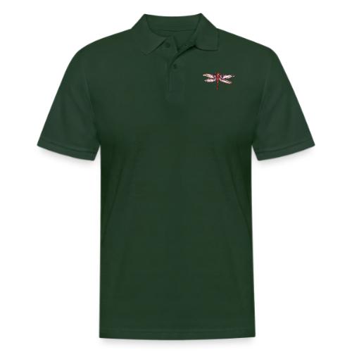 Dragonfly red - Men's Pique Polo Shirt