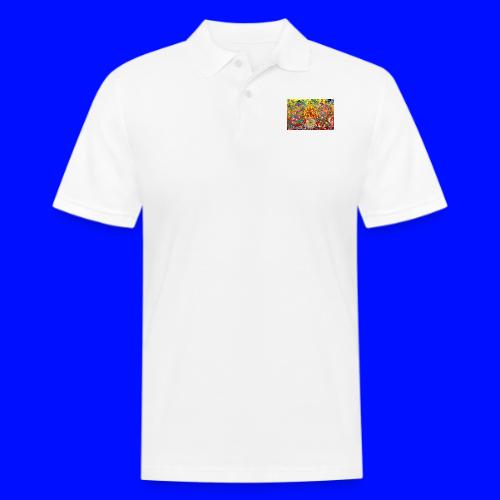 Nik Caesar Poster 10 12 2019 Red Yellow - Men's Pique Polo Shirt