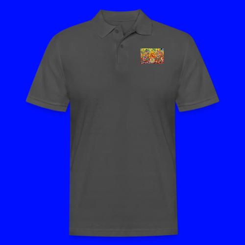 Nik Caesar Poster 10 12 2019 Red Yellow - Men's Pique Polo Shirt
