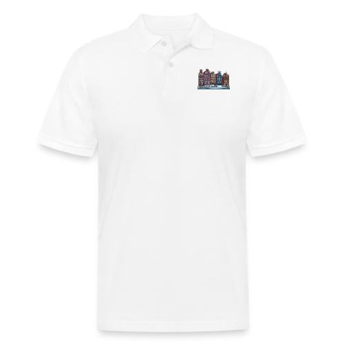 Amsterdam Canal houses - Men's Pique Polo Shirt
