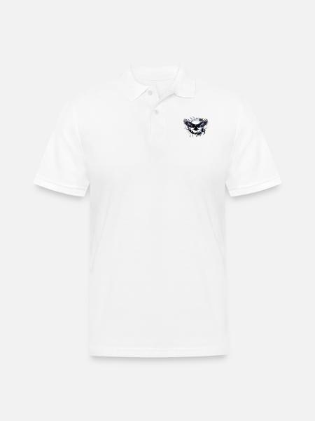 Raven - Men's Pique Polo Shirt - white