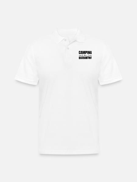 Social Champion - Men's Pique Polo Shirt - white