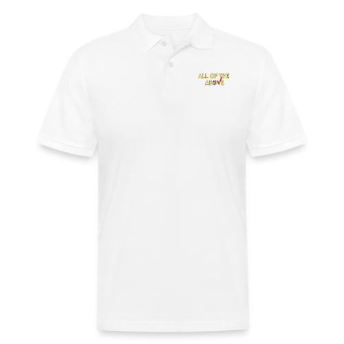 All of the Above Logo - Men's Pique Polo Shirt