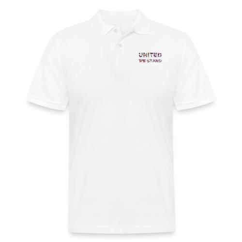 UNITED WE STAND - Men's Pique Polo Shirt