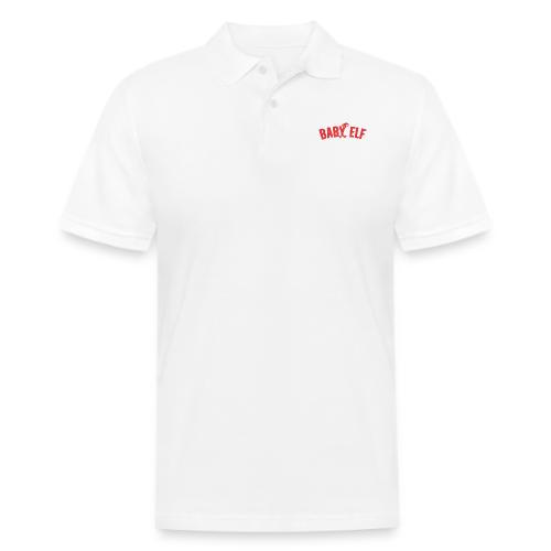 Baby Elf in Red - Men's Pique Polo Shirt