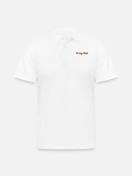 X ray Tech - Men's Pique Polo Shirt - white
