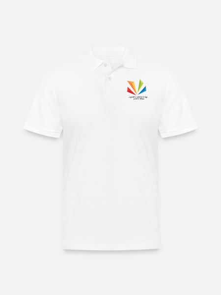 Social - Men's Pique Polo Shirt - white