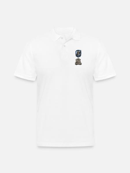 Alpine Husky Climber - Men's Pique Polo Shirt - white