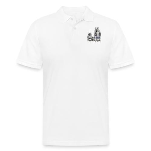 Town Hall Münster, Cityhall, Mayor - Men's Pique Polo Shirt