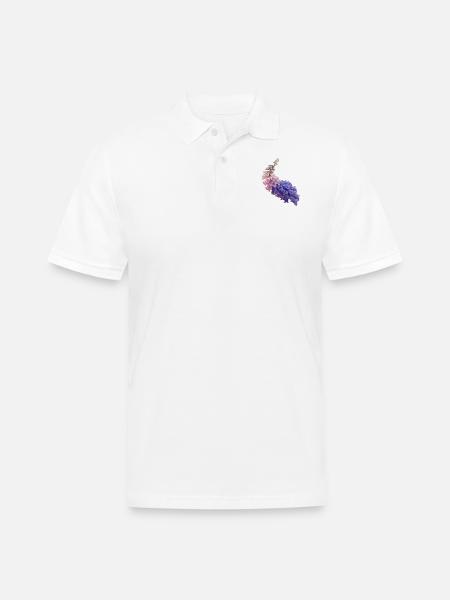 flume skin - Men's Pique Polo Shirt - white