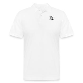 Nouveau papa à être - meilleur. Papa. Déjà. Fête des pères - Polo en coton piqué pour hommes - blanc - Devant