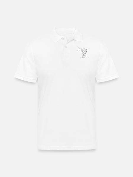 New Business Idea cute - Men's Pique Polo Shirt - white