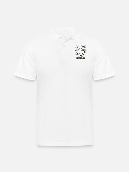 Ww2 Planes Warbirds - Men's Pique Polo Shirt - white
